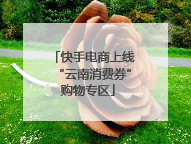 快手电商上线“云南消费券”购物专区